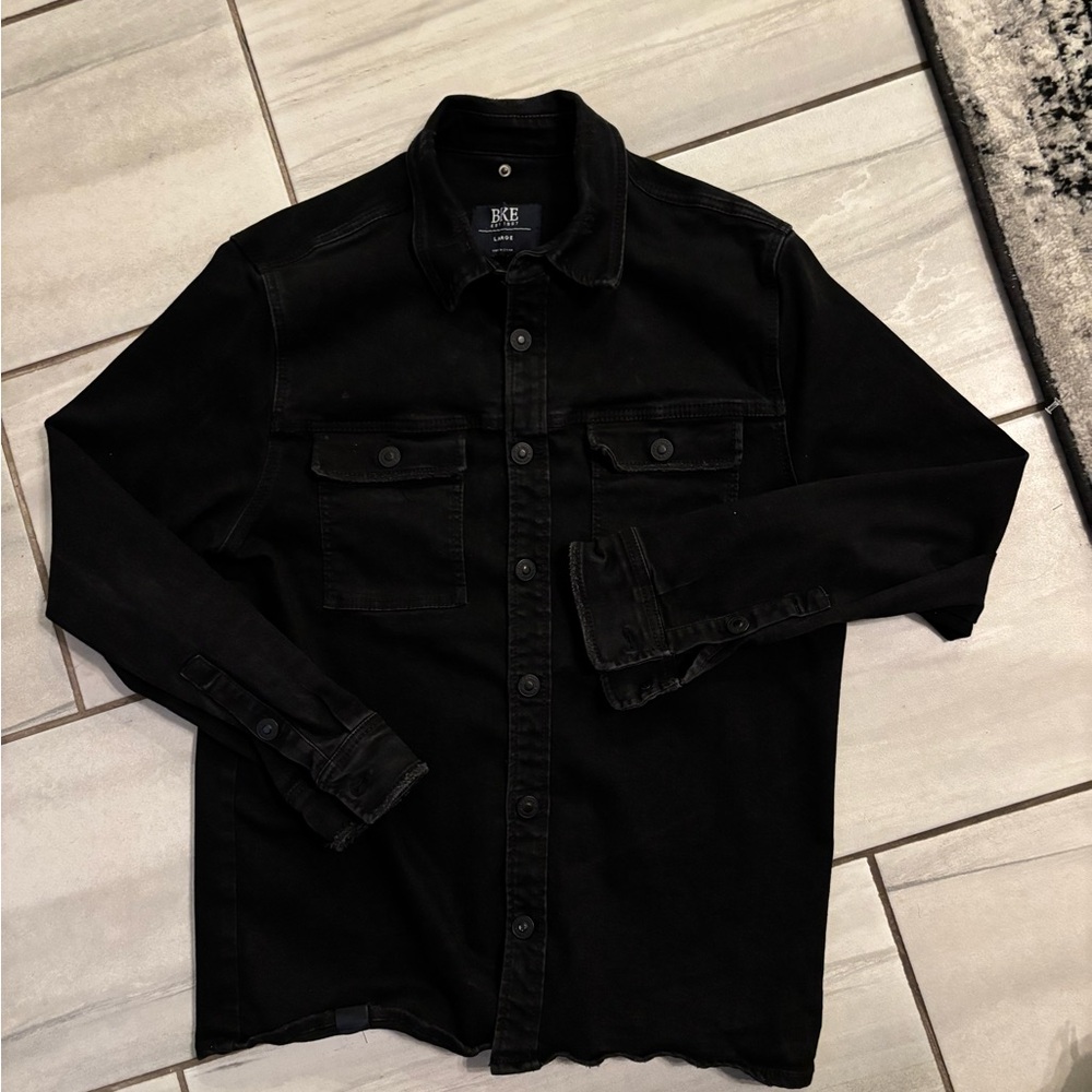 BKE Black Denim Jacket
